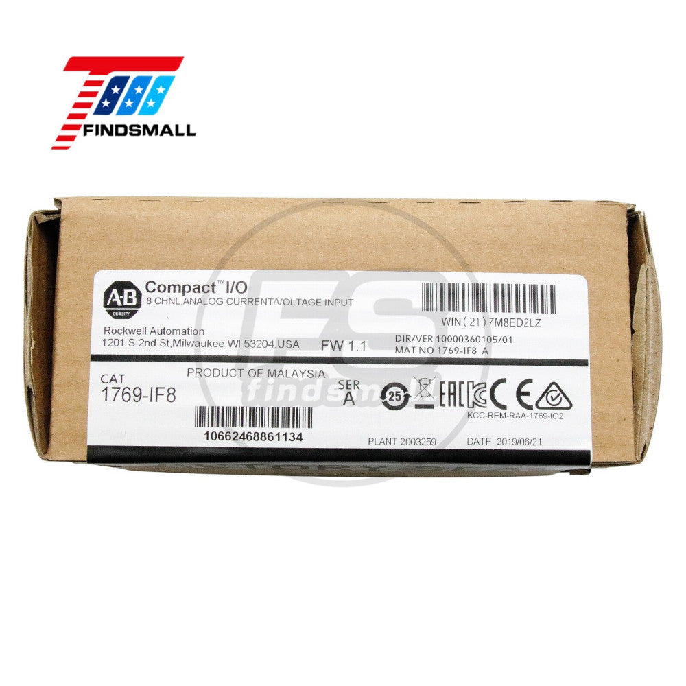US New Sealed Allen-Bradley 1769-IF8 CompactLogix 8 Pt Analog Input Module