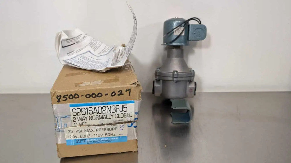 ITT S261SA02N3FJ5 Solenoid Valve 1" NPT 2 Way Normally Closed