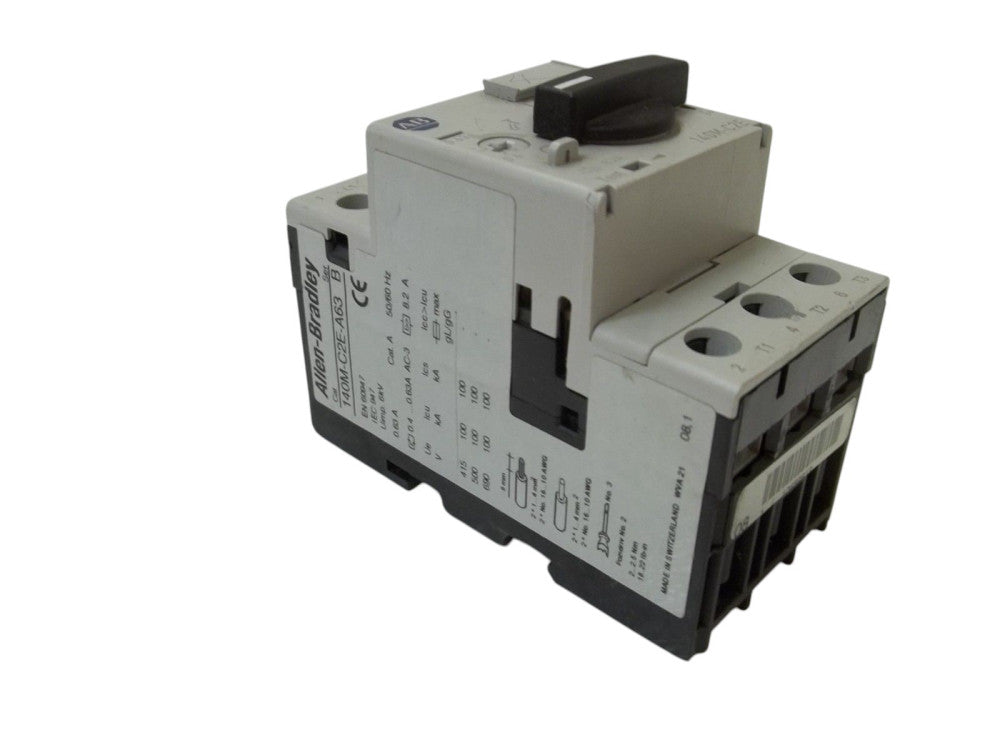 ALLEN BRADLEY 140M-C2E-A63 SER.B MOTOR STARTER PROTECTOR 0.4-0.63A UNMP