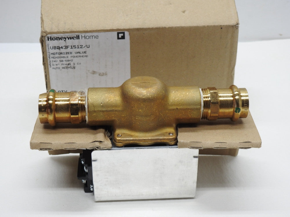Honeywell V8043F1512/U Zone Valve With Press Connection - NOB NEW!