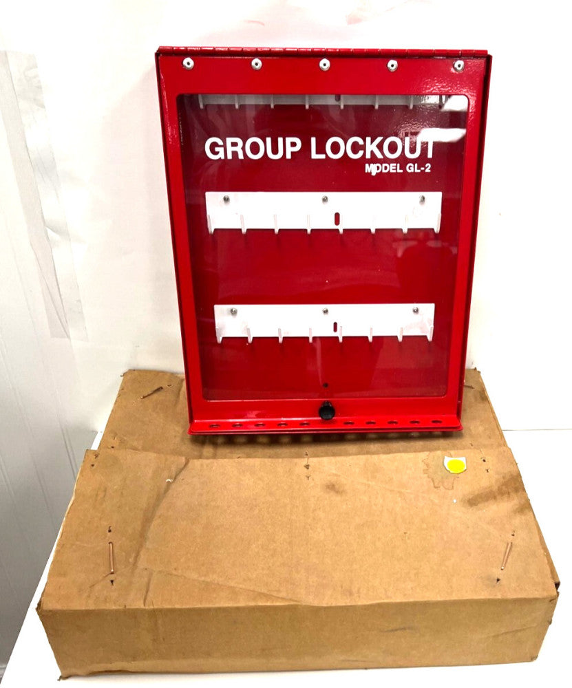 ULINE LOCKOUT TAGOUT BOX MODEL GL-2 HOLDS 24 KEYS WIDTH 12-1/2" HEIGHT 17-1/2"