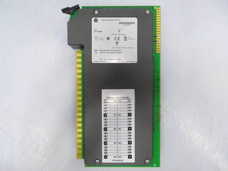 ALLEN-BRADLEY 1771-ID16 SER B INPUT MODULE (128549 - USED)