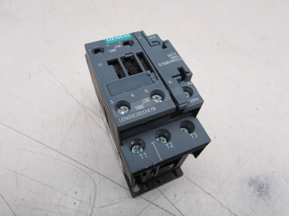 SIEMENS SIRIUS LEN00C003347B 347V 15HP LIGHTING CONTACTOR XLNT USED TAKEOUT