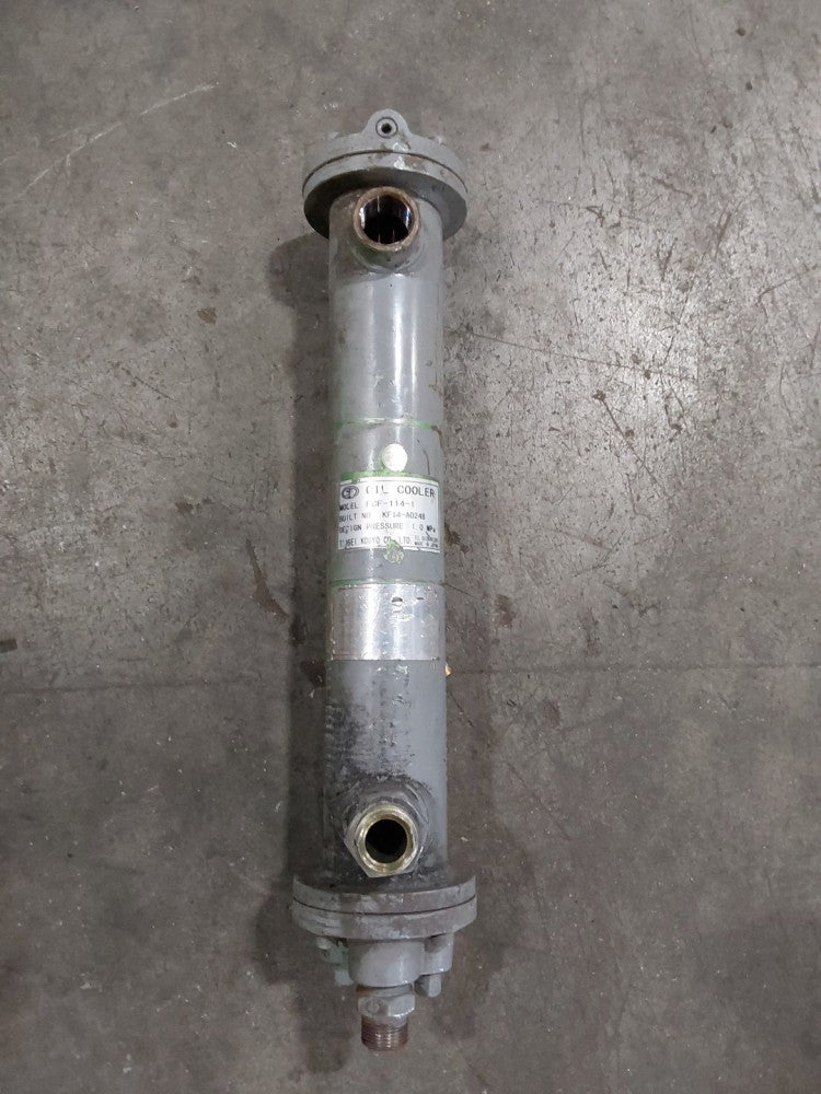TAISEI KOGYO Oil Cooler FCF-114-1, 17 1/2" Tube