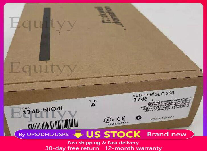 New Sealed AB 1746-NIO4I SLC 500 Analog Output Module 1746NIO4I