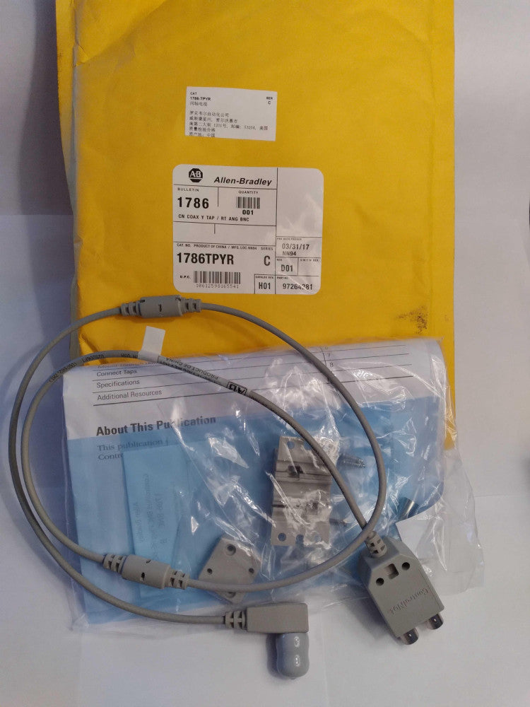 NEW Allen-Bradley 1786TPYR SER.C ControlNet Coaxial Cable Y Tap