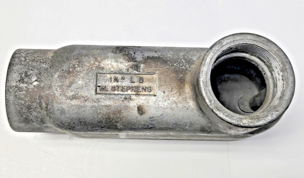M STEPHENS 1-1/2 LB CONDUIT BODY ALUMINUM