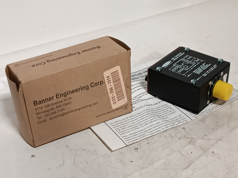 Banner Engineering LSR-64 Shift Register Module; 64-Bit; 8-Pin; 150mA Max
