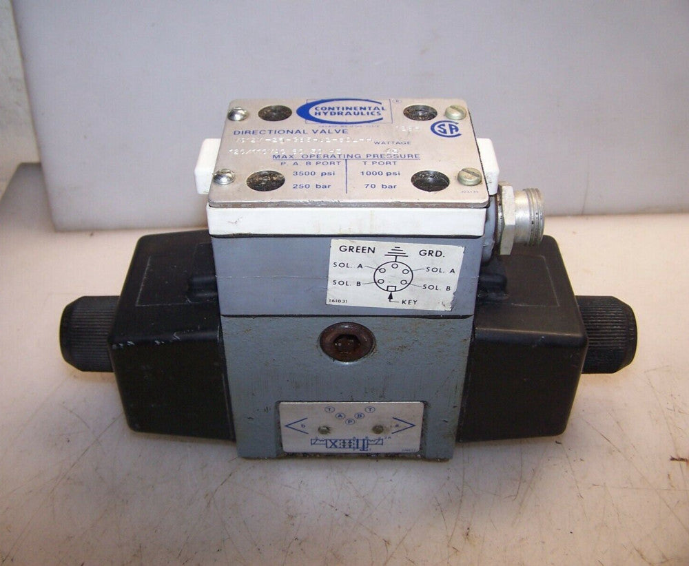NEW CONTINENTAL HYDRAULICS VS12M-2B-GB5HL2-60L-H DIRECTIONAL VALVE