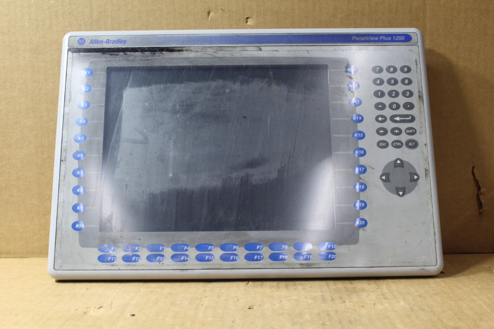 Allen-Bradley PanelView Plus 1250 2711P-K12C4A2 Operator Interface Panel *READ*