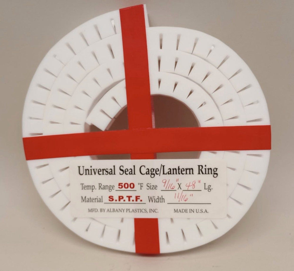 Albany Plastics 9/16X11/16 Flexible PTFE Lantern Ring 48" Length