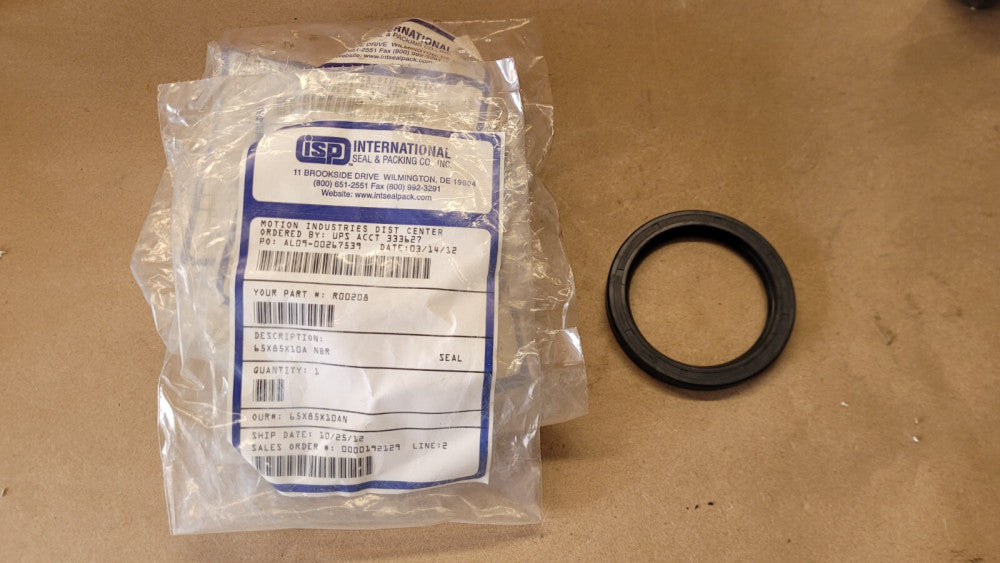 Lot of 6 65x85x10 mm NBR Oil Seals 65x85x10A