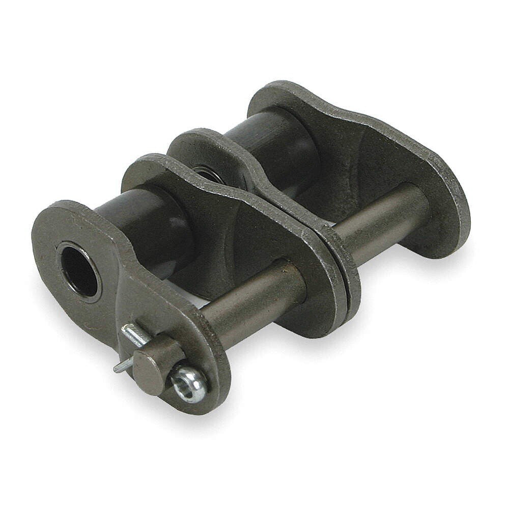 Dayton 2YEF6 Carbon Steel, Double Strand Offset Link, Size: 40-2, (5 Pack)