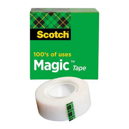 3M 810 Office Tape,Transparent,3/4 In X 36 Yd.
