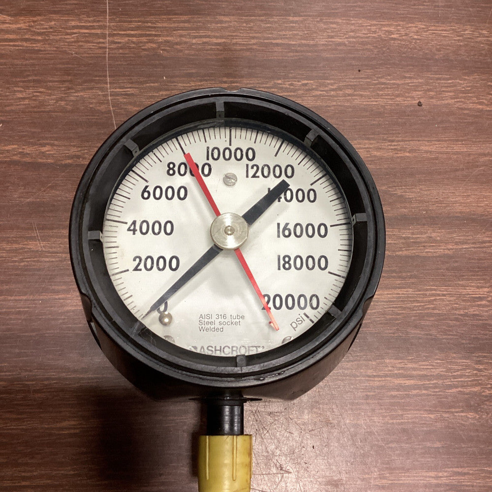 Ashcroft 45-1279RTS 04l-20000# Pressure Gauge F05