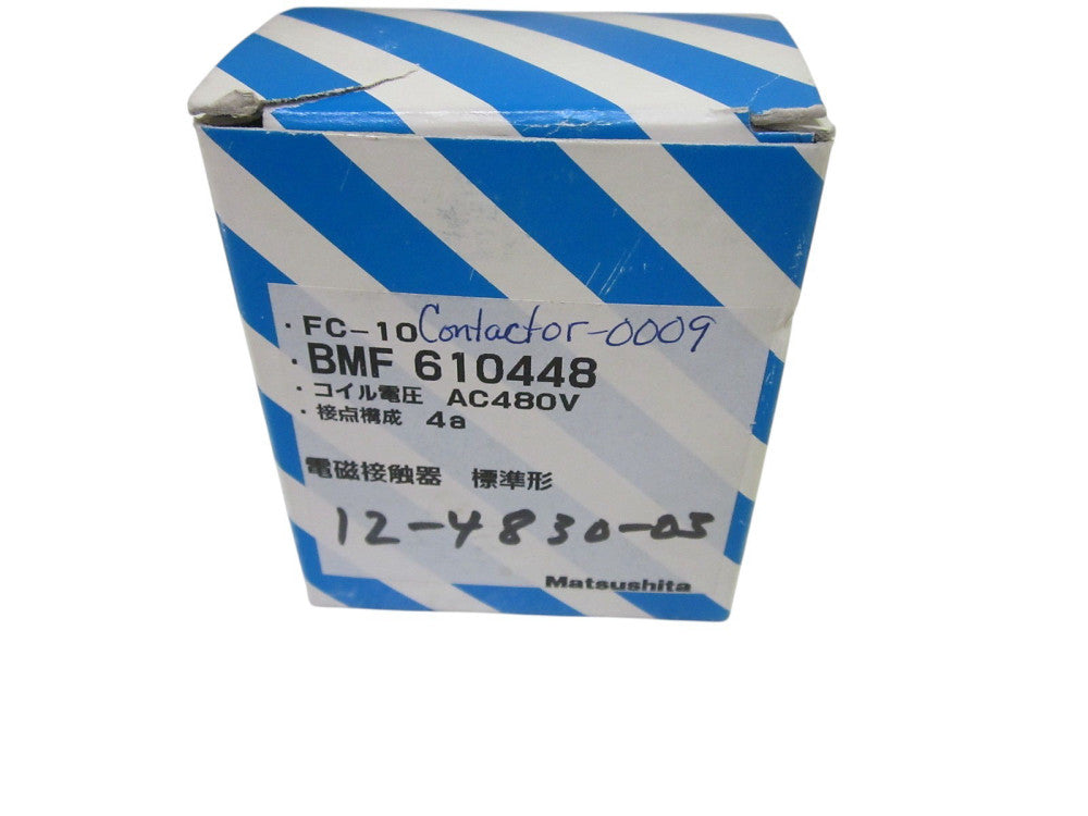 MATSUSHITA FC-10 MAGNETIC CONTACTOR 480V BMF610448 NSMP