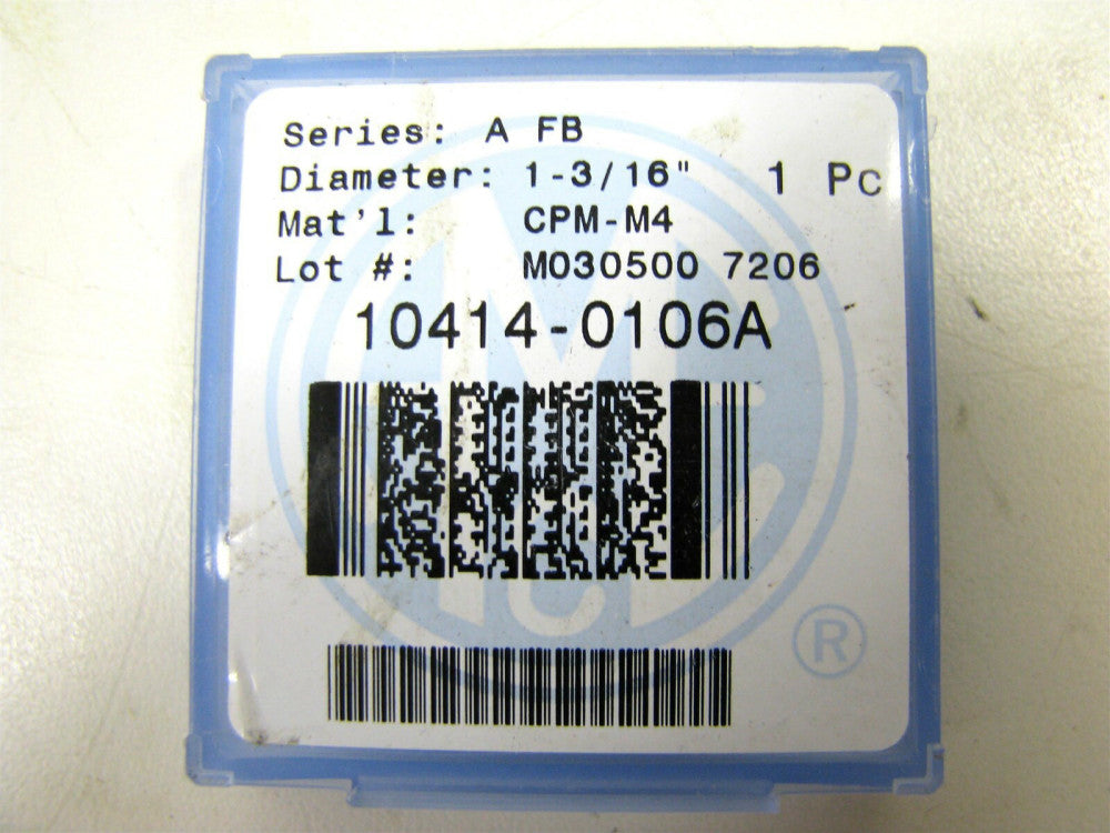 Allied Machine (10414-0106A) TIALN Coat CPM-M4 HSS 1-13/16" A FB Spade Drill NEW