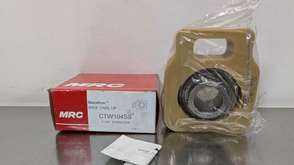 MRC CTW104SS Wide Take-Up Bearing Marathon Stainless 1-1/4" ID