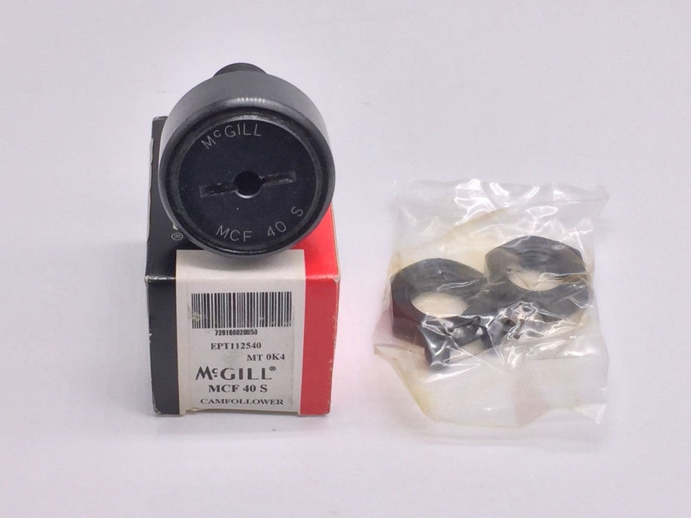 NEW McGill MCF-40-S Cam Follower 40mm Roller Diameter