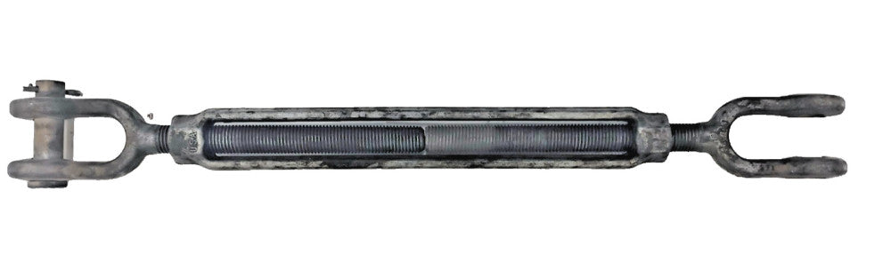 CROSBY LAUGHIN TURNBUCKLE JAW TO JAW 42" X 60" LENGTH, TAKE UP: 18", 1-1/4" X #7