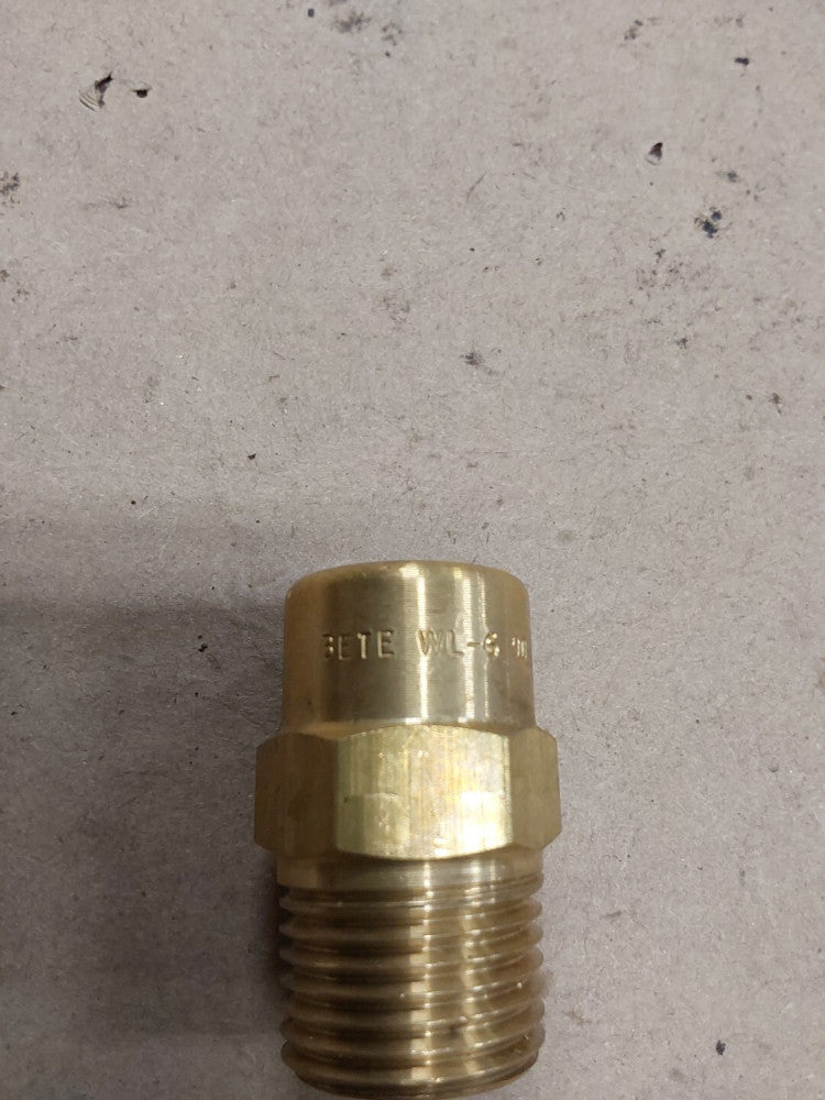 BETE BRASS WL-6 90-degree Full Cone Nozzles 1/2" Pipe 6 GPM @40PSI *LOT OF 3*