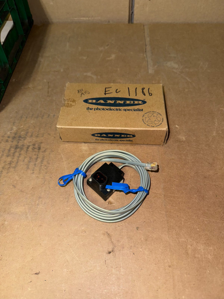 BANNER ENGINEERING SE612LVAG-33622 PHOTOELECTRIC SENSOR, NEW-OPEN BOX! M/O!