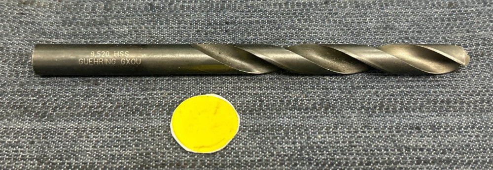 GUHRING HSS 2 FLUTE DRILL BIT 9.520 GXOU