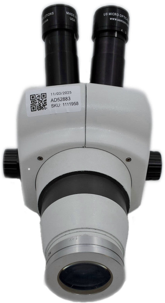 US Micro StereoZoom Binocular Microscope w/ Objectives
