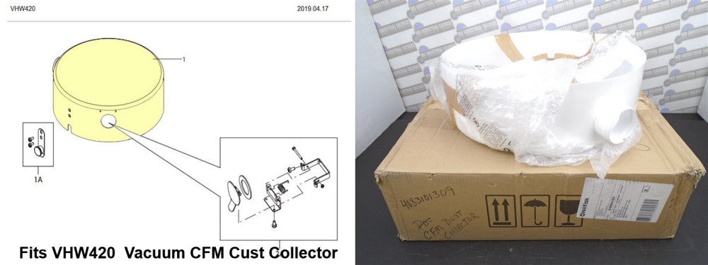NILFISK - 4083101309 - COVER D460 X CARTRIDGES - Fits VHW420 CFM - (NEW in BOX)
