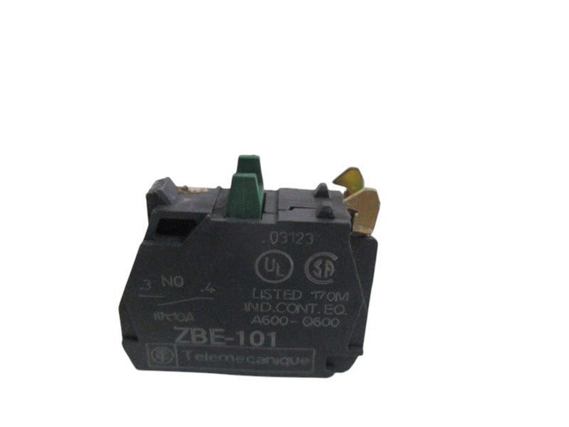 TELEMECANIQUE ZBE-101 CONTACT BLOCK (AS PICTURED) UNMP