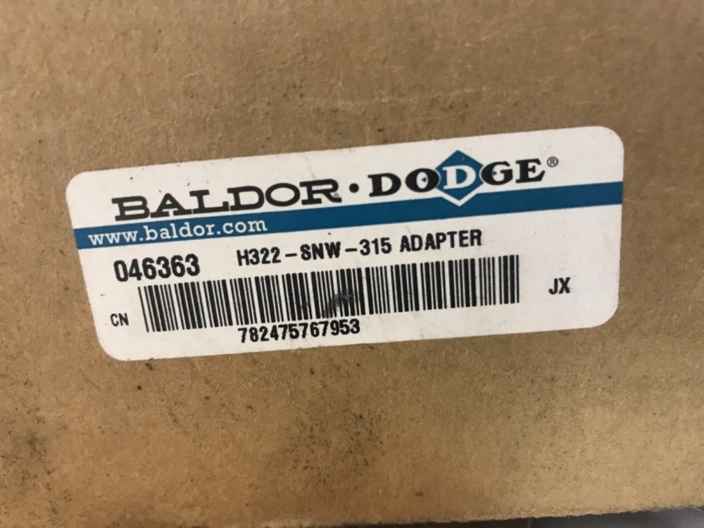 NEW DODGE H322SNW315 BEARING ADAPTER 322 X 315, 046363