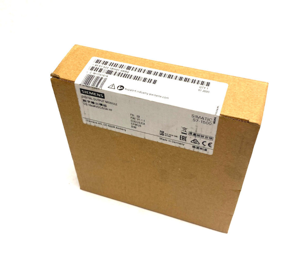 Siemens 6ES7 522-1BH01-0AB0 SIMATIC S7-1500 Digital Output Module DQ 16x24VDC