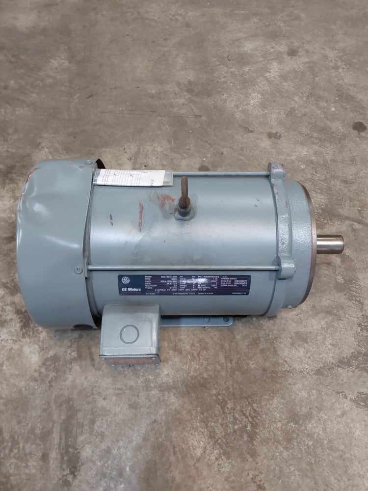 GE General Electric 5K215KD123B 10 HP 3455 RPM 230/460 VAC AC Motor 215TC