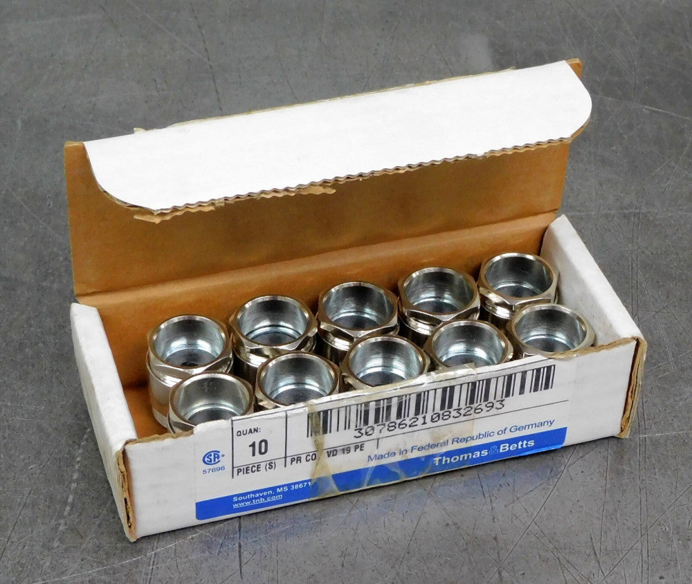 Thomas & Betts CG16-50 Metric Cable Seal Connector PG 16 Lot of Ten (10)