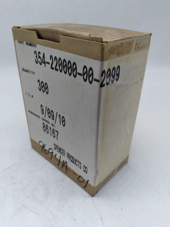 NEW Spencer Products 354-220000-00-2099 Clip (Box of 300)