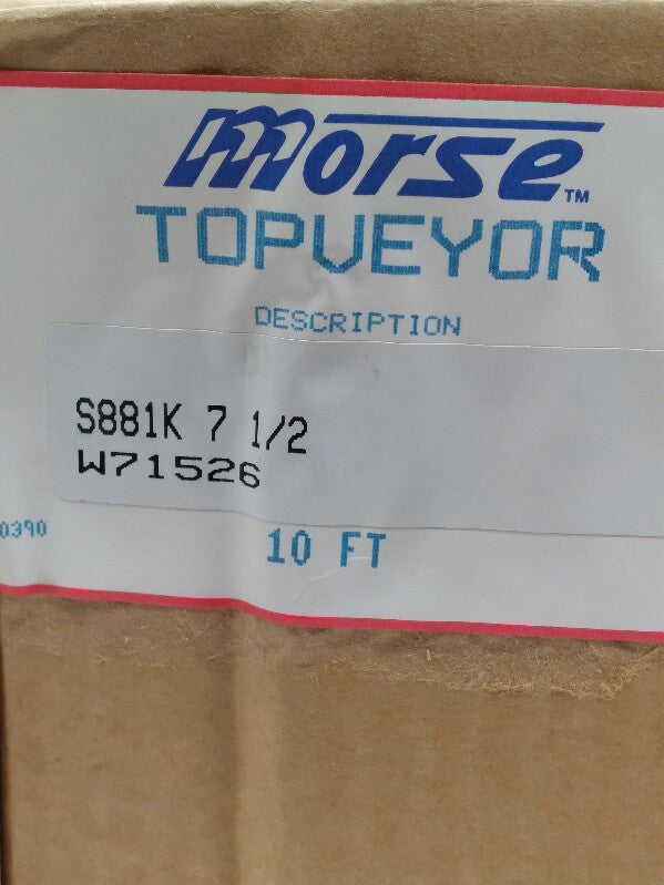Morse S881K 7 1/2 TOPVEYOR CHAIN 10FT