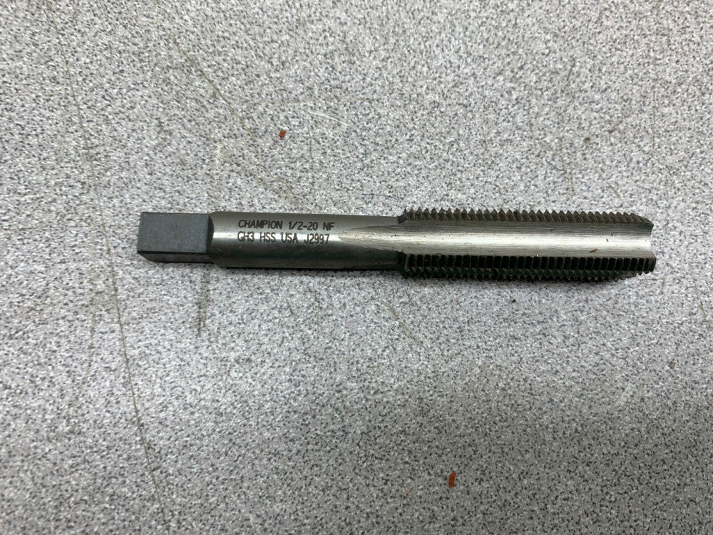 NEW NO BOX CHAMPION TAP DRILL 1/2-20 NF GH3 HSS USA J2997
