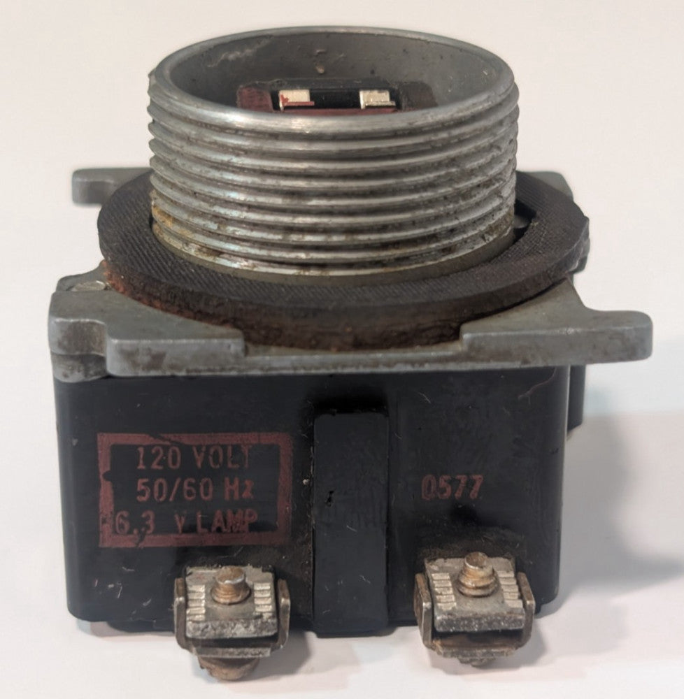 Cutler-Hammer 10250T heavy duty push button operator contact block module, 120V