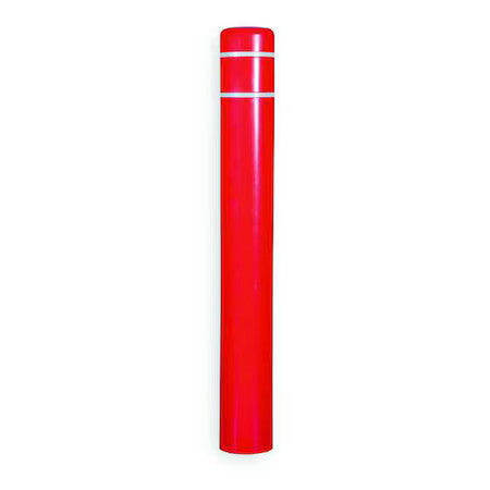 Zoro Select Cl1386b Post Sleeve,7 In Dia.,60 In H,Red