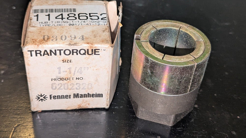 (1) Fenner Manheim Trantorque 6202320 1-1/4" Keyless Bushing NIB