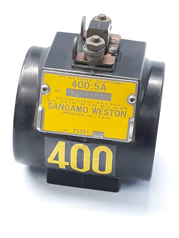 Sangamo Weston 72351-000 Current Transformer 400:5A