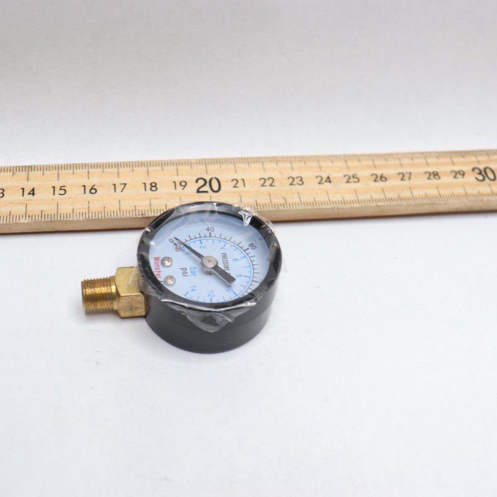 Monster Air Air Pressure Gauge 14 Bar 200 PSI