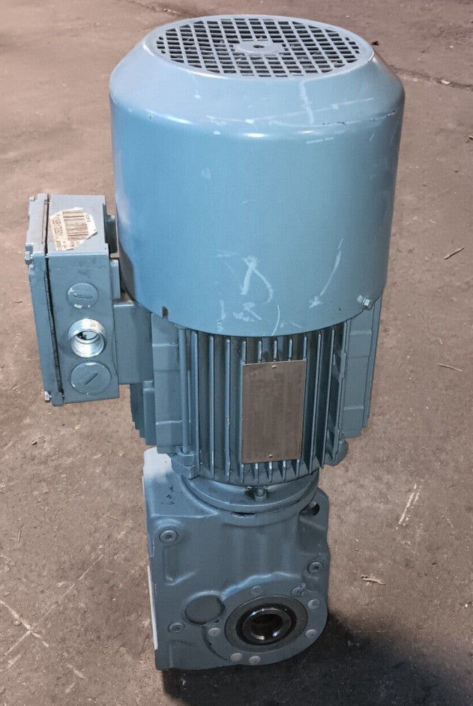 SEW EURODRIVE KA37DT90S4/BMG/HF 1.1 KW GEAR MOTOR 230/460V 3Ø 1700/99 RPM IEC 34