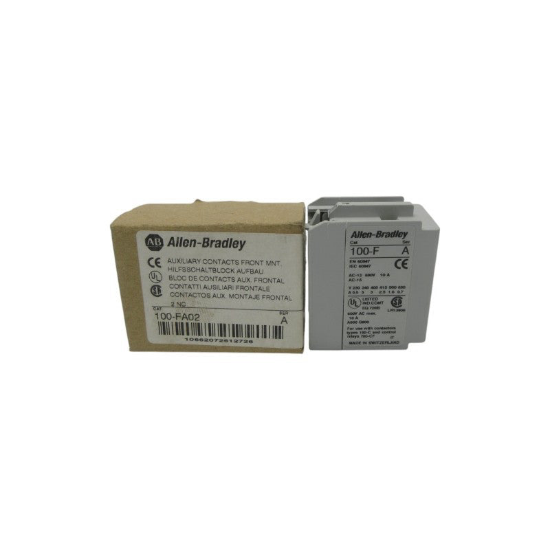 ALLEN BRADLEY 100-FA02 SER. A (BR/WH) NSMP