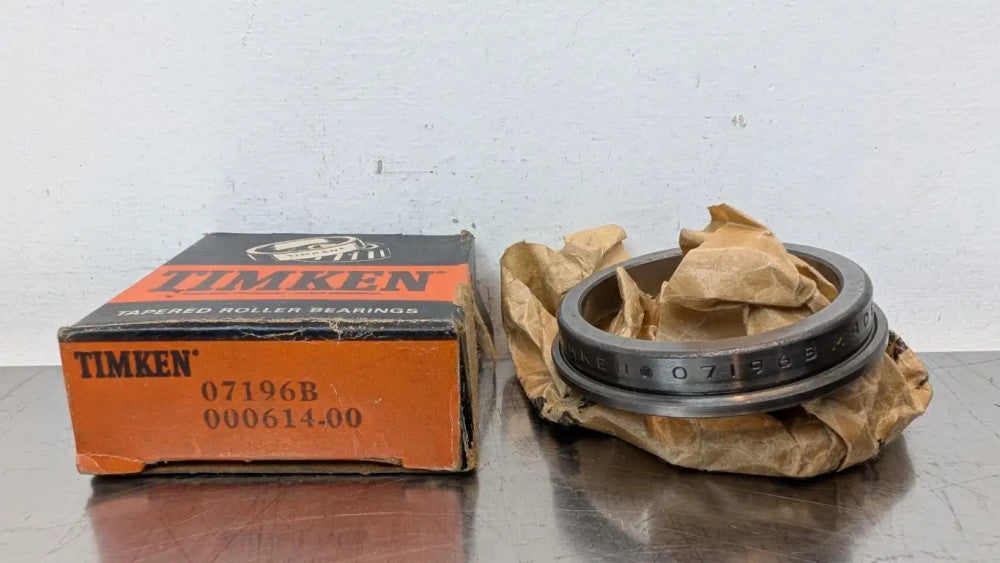 Timken 07196B Tapered Roller Bearing Cup 1.9687" OD .3750" Wide