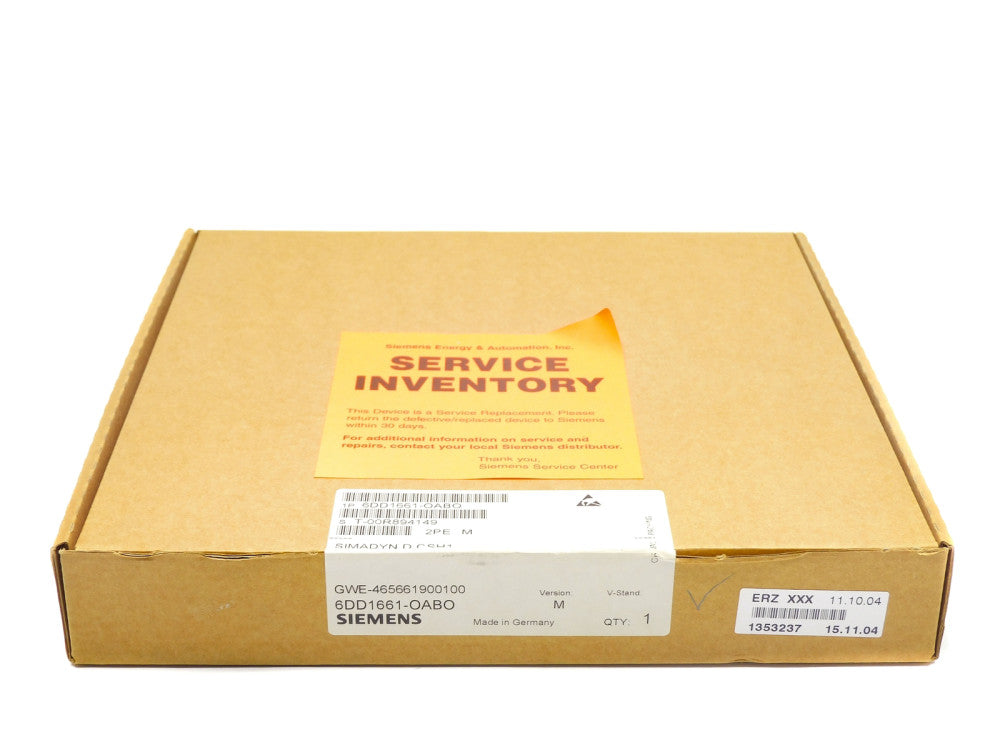 SIEMENS 6DD1661-0AB0 NSFS