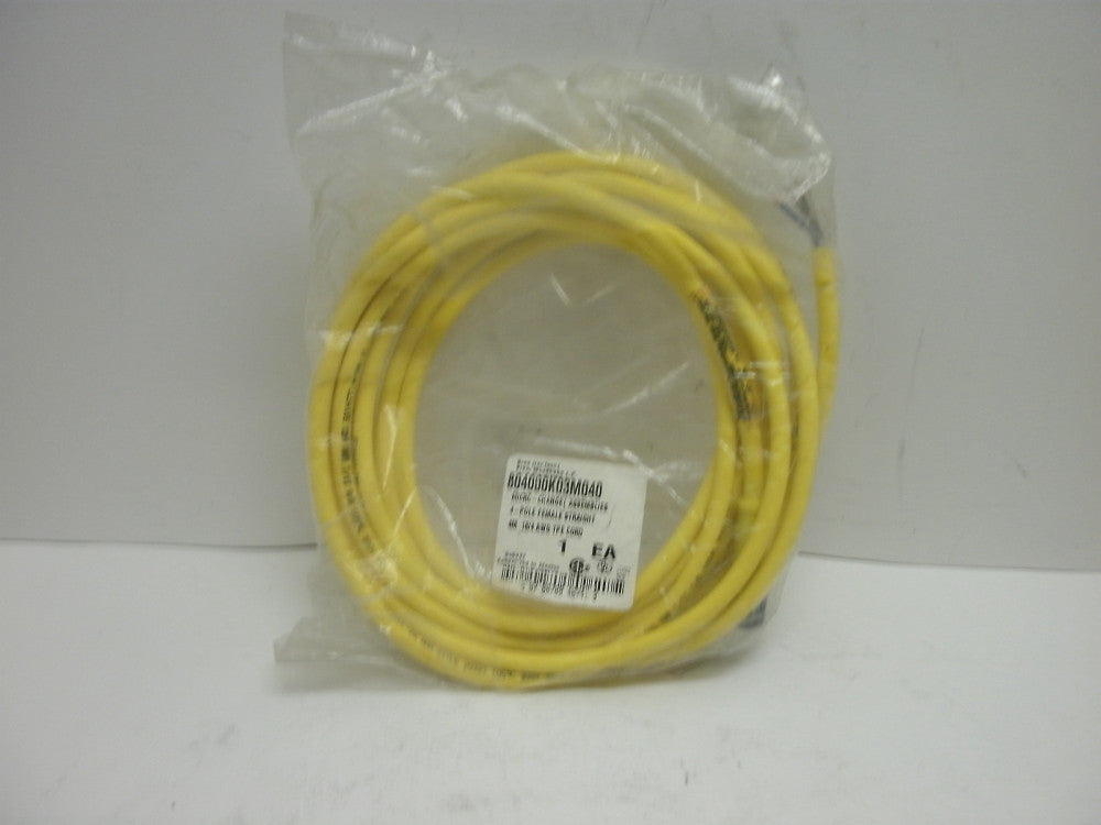 BRAD HARRISON 804000K03M040 SINGLE ENDED MICRO-CHANGE CORDSET 4-POLE NEW IN BAG