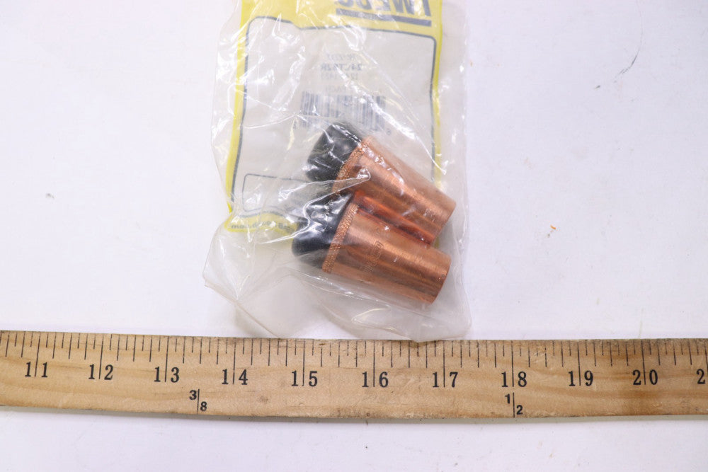 (2-Pk) Tweco Tapered Tip Recessed Coarse Thread Nozzle 5/8" 24CT-62R