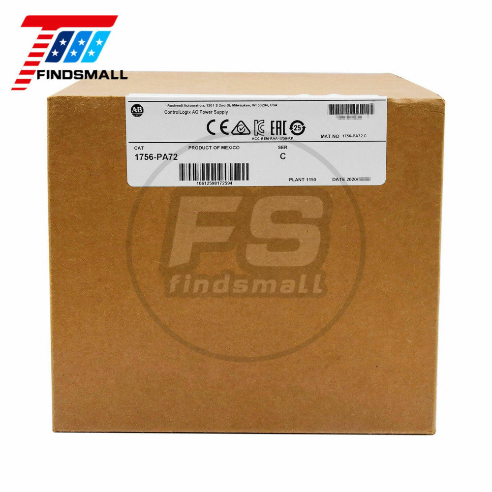 US Allen-Bradley Factory Seal 1756-PA72 SER C ControlLogix AC Power Supply