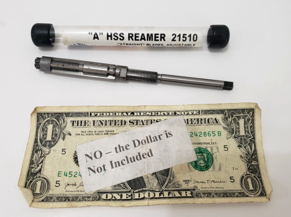 Chadwick & Trefethen - "A" HSS Reamer # 21510 Straight Blades - 15/32" to 17/32"